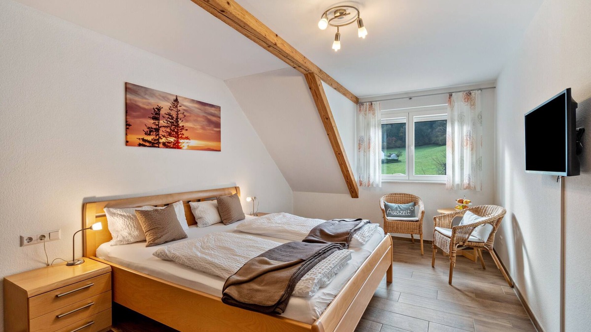 Winden im Elztal Apartment | Room 'Gästezimmer Hörnlebergblick' with Shared Terrace, Shared Garden and Wi-Fi