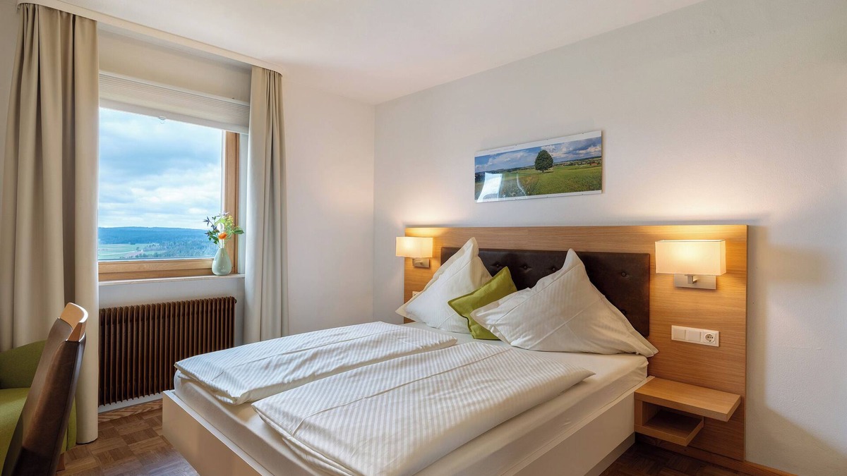 Hallwangen Apartment | Room 'Panorama' with Shared Terrace, Shared Garden and Wi-Fi