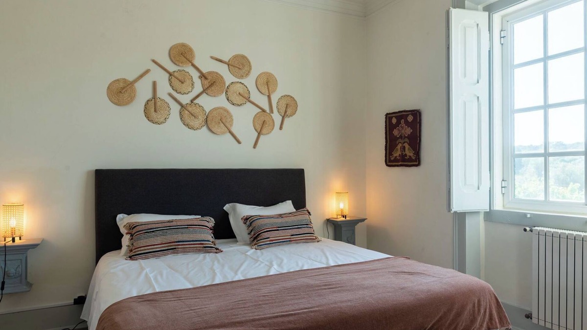 Cabeco de Vide Apartment | Room 'Quarto Duplo Com Casa De Banho Privativa 3' with Shared Pool, Wi-Fi and Air Conditioning