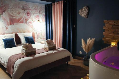 Saint-Martin-en-Bresse Apartment | Rose & Blue Spa proche Chalon S/Saône et Beaune