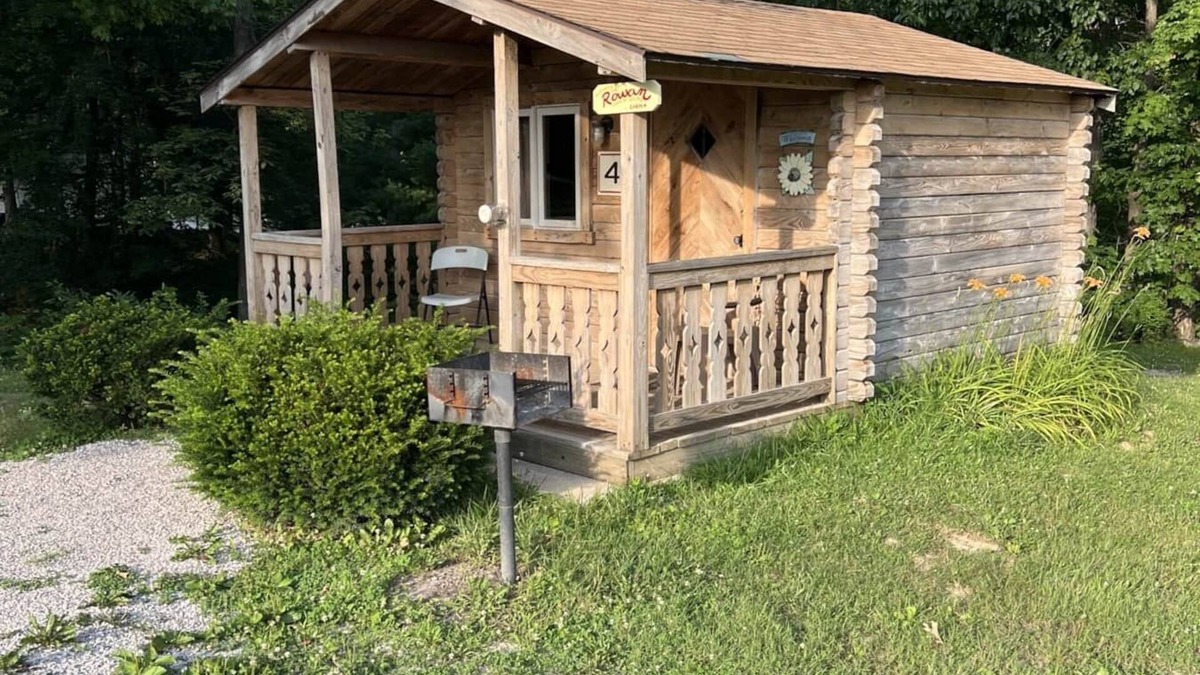 Helmsburg Cabin | "Rowan" Camping Cabin #4 | Pet Friendly