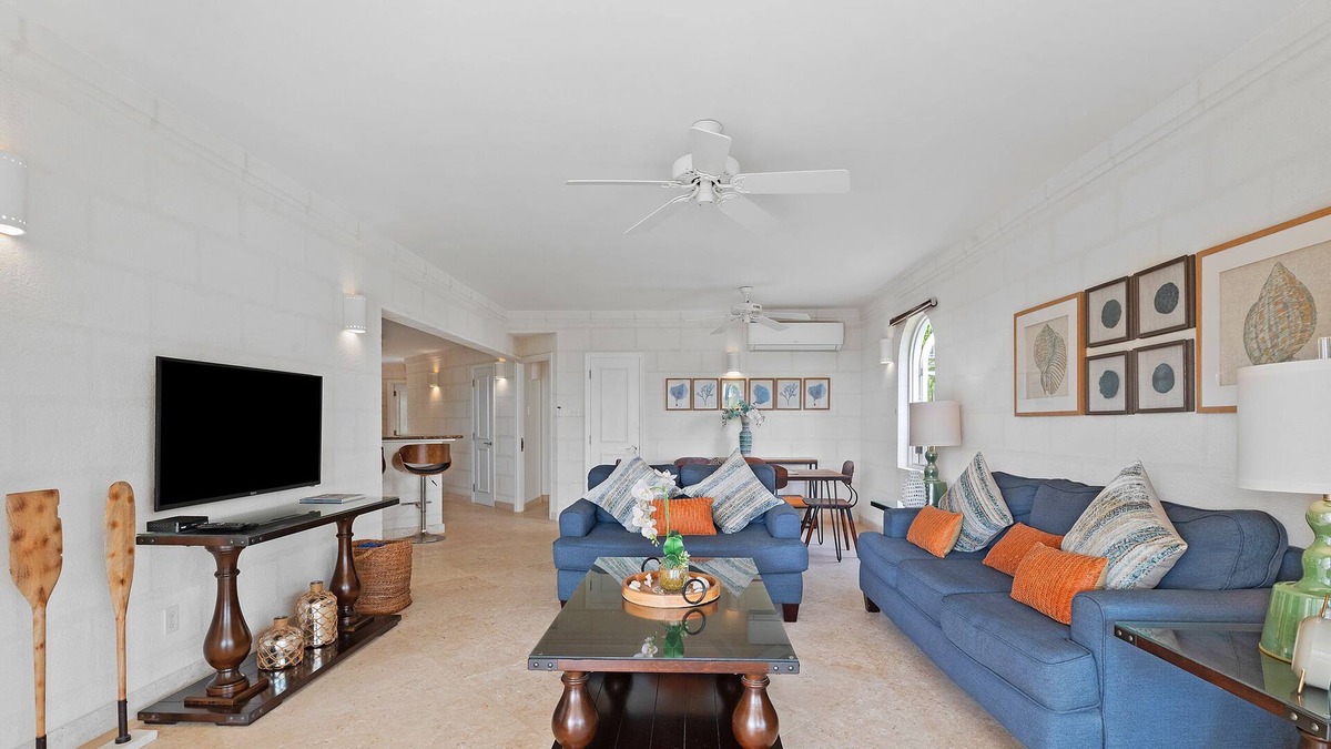 Merlin Bay Apartment | Royal Westmoreland 3 bedroom Royal Apartment with Communal Pool Beach Club Golf
