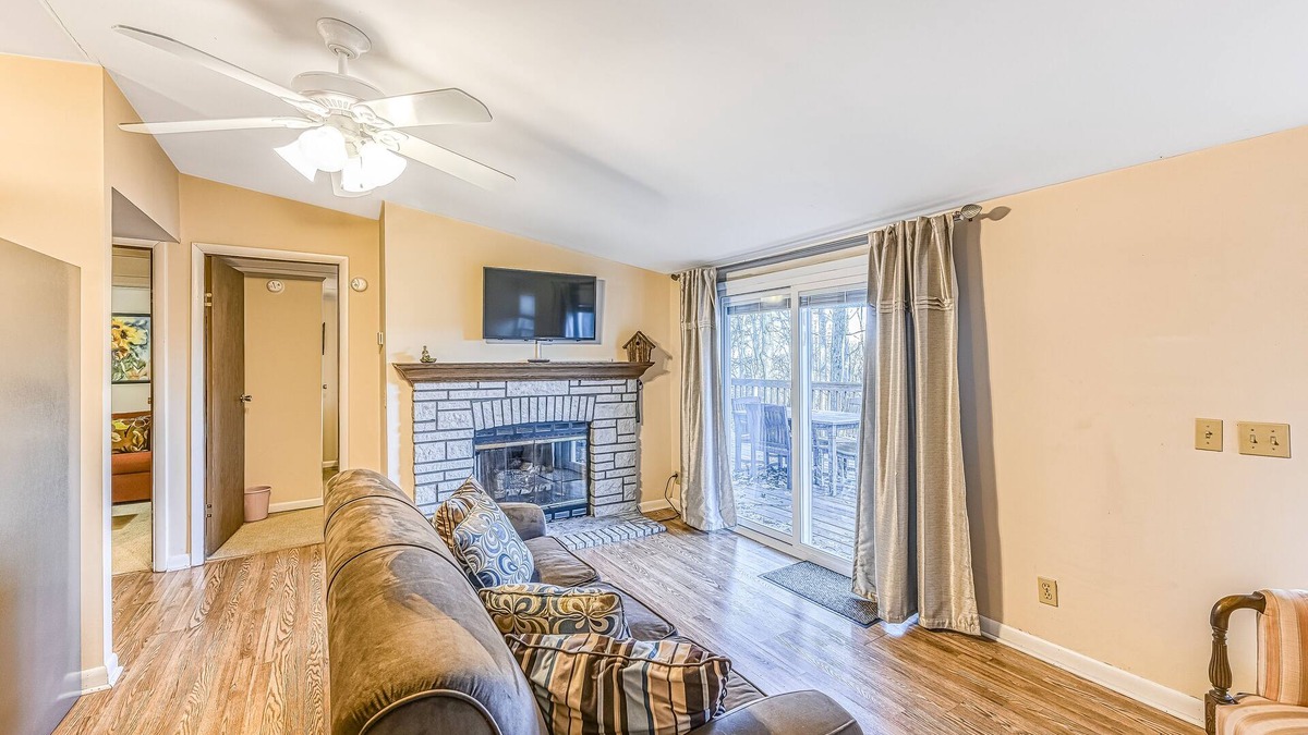 Thayerville House | Rural, Dog-Friendly Home Tucked Into the Woods with Gas Fireplace and Free WiFi