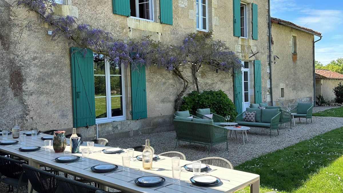 Chateau-Garnier House | Rural French Retreat, Sleeps 15 with Pool & Orchard