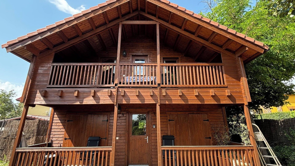Rascafria Ski Chalet | Rural house with land for barbecues in Rascafría, 60 minutes from Madrid.