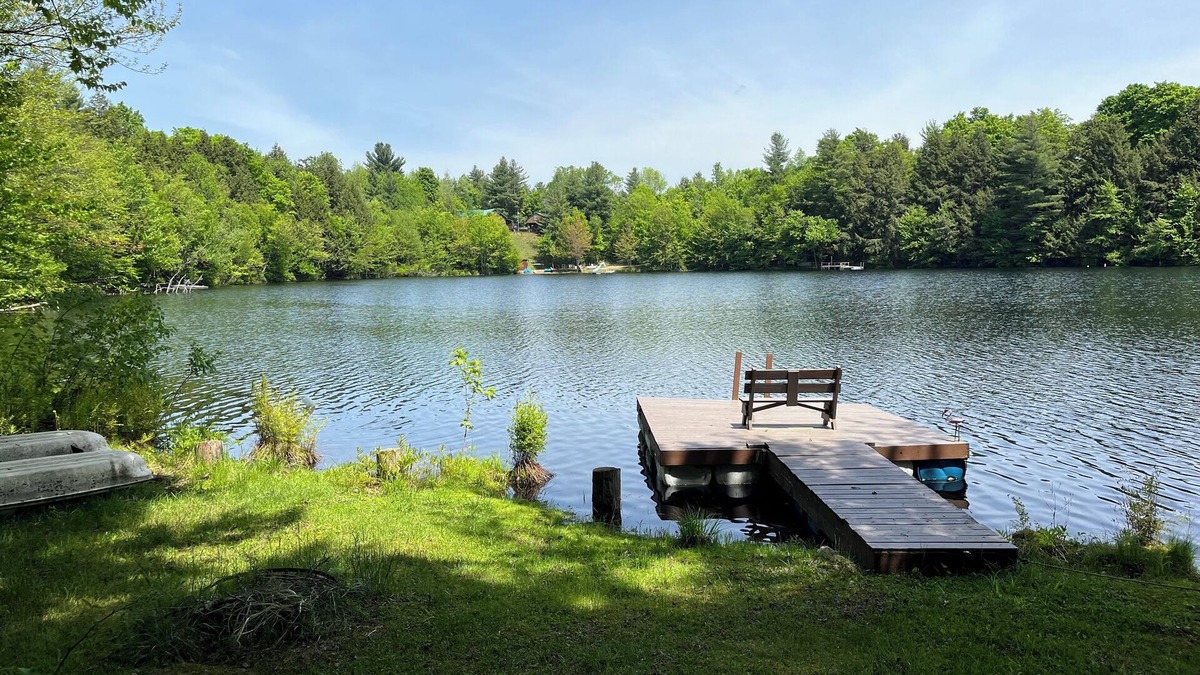 Harrisville Cabin | Rustic 4-bedroom cabin, on lake with WiFi, near AdirondacksnA Place to Remember!