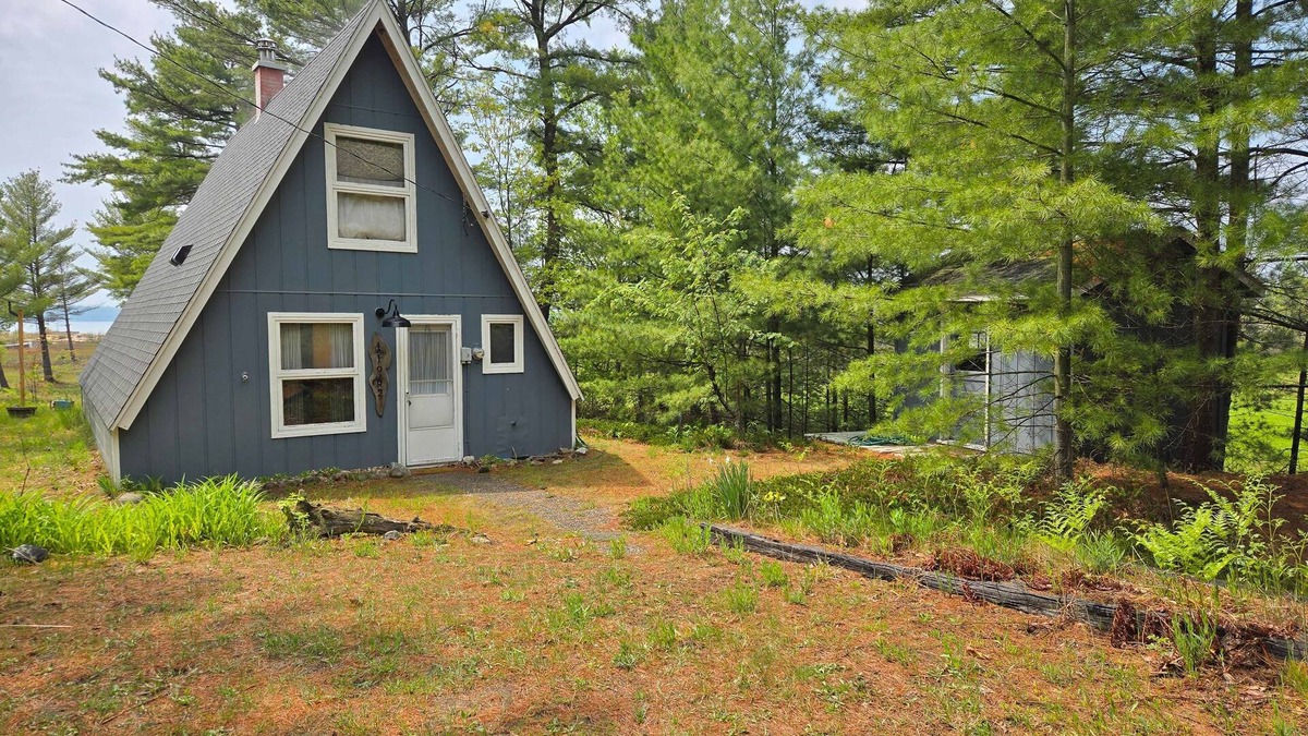 Williamsburg House | Rustic A-Frame Retreat on Grand Traverse Bay w/beach, wifi, fire pit & grill
