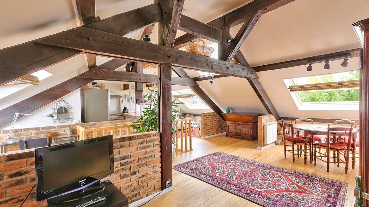 Meudon Apartment | Rustic Bohemian Duplex in Meudon