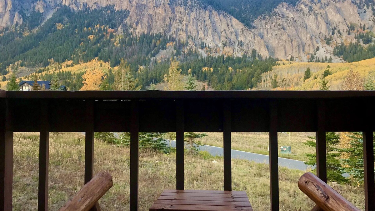 Crested Butte Condo | Rustic Cabin Condo With Soaring Views of Mt. Crested Butte