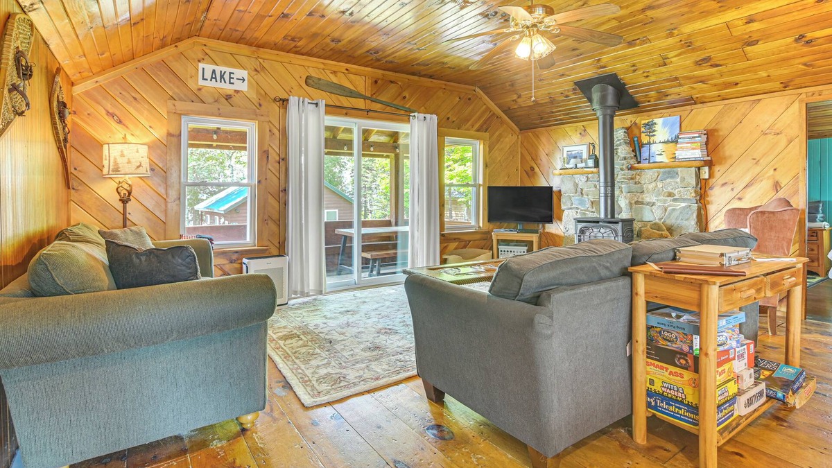 Rangeley Cabin | Rustic Cabin Retreat on Rangeley Lake!