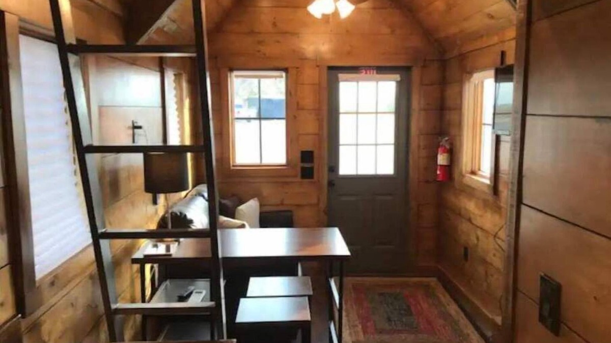 Lindon House | Rustic Cabin Tiny Home at Marina