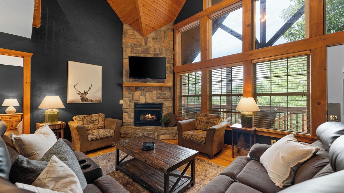 Branson West Cabin | Rustic Cabin with 4 Master Suites by SDC!