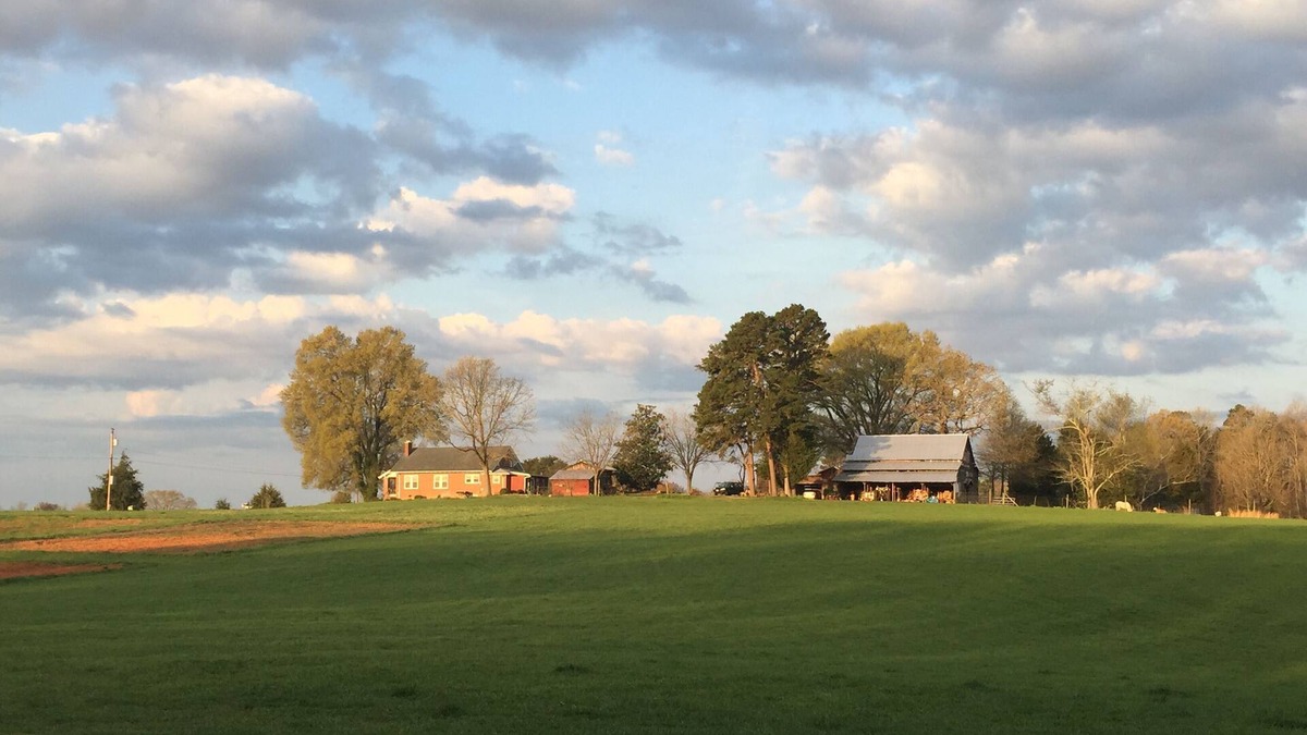 Albemarle House | Rustic Country Farmhouse Morrow Mountain State Park View