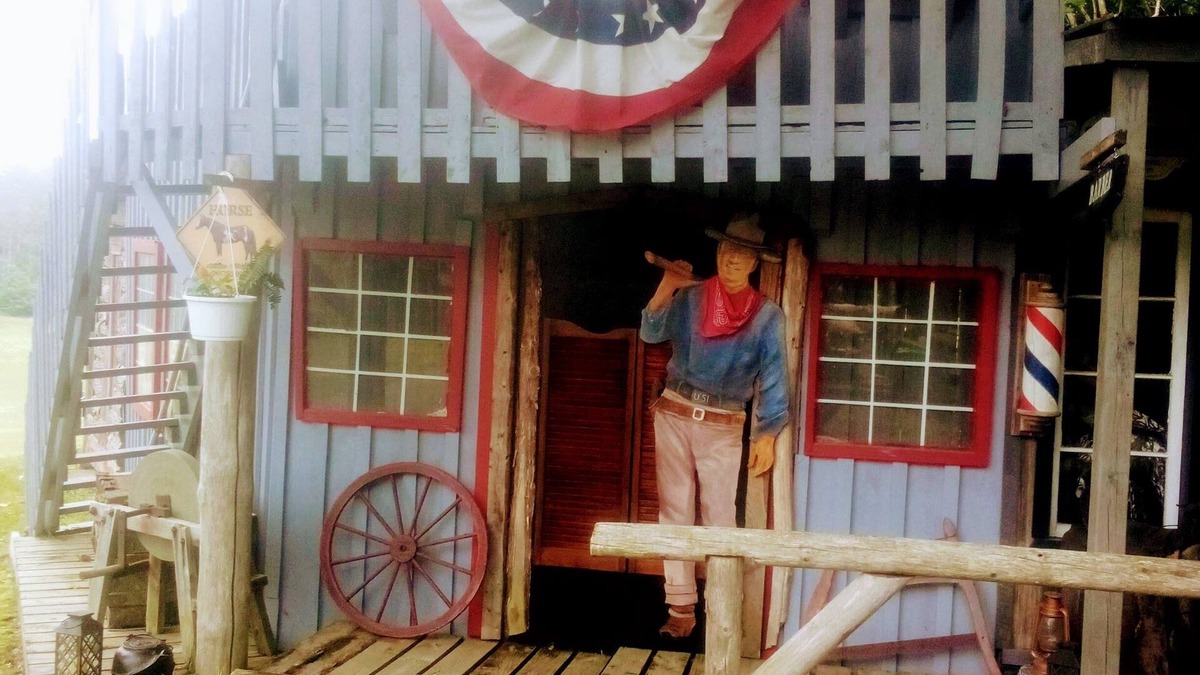 Frontier Resort | Rustic crafted Cowboy Town complete with everything needed for a weekend retreat