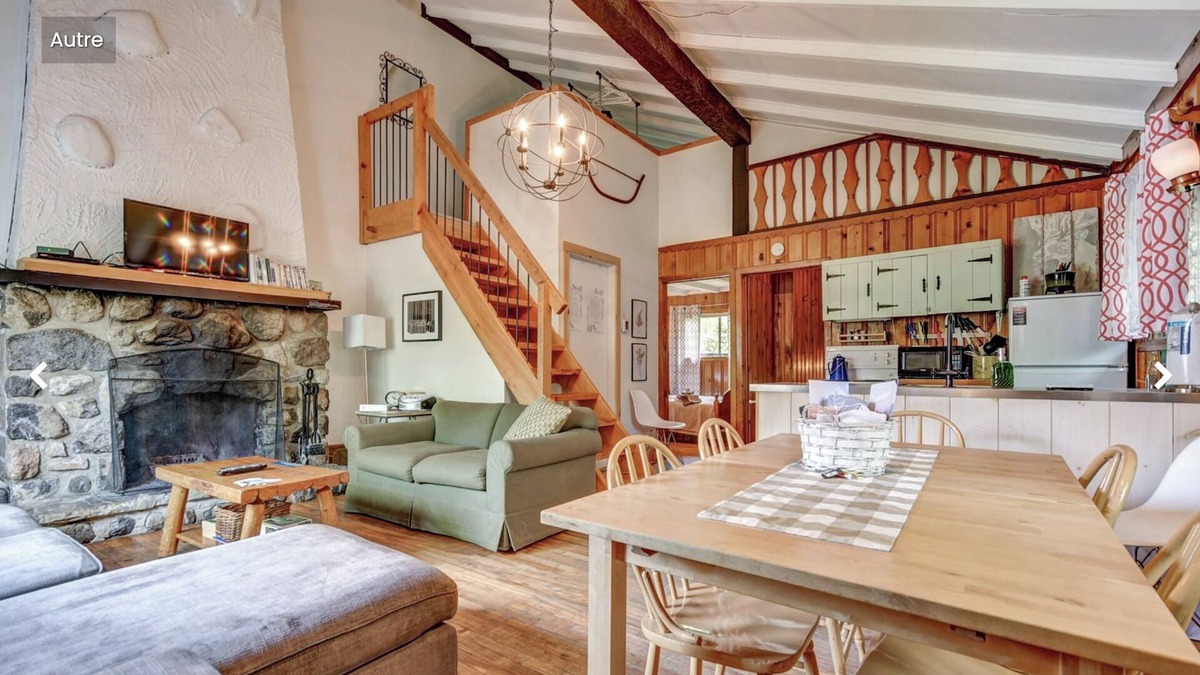 Val David Cabin | Rustic Duplex: nice vintage cottage in Village Suisse resort, heart of Val-David