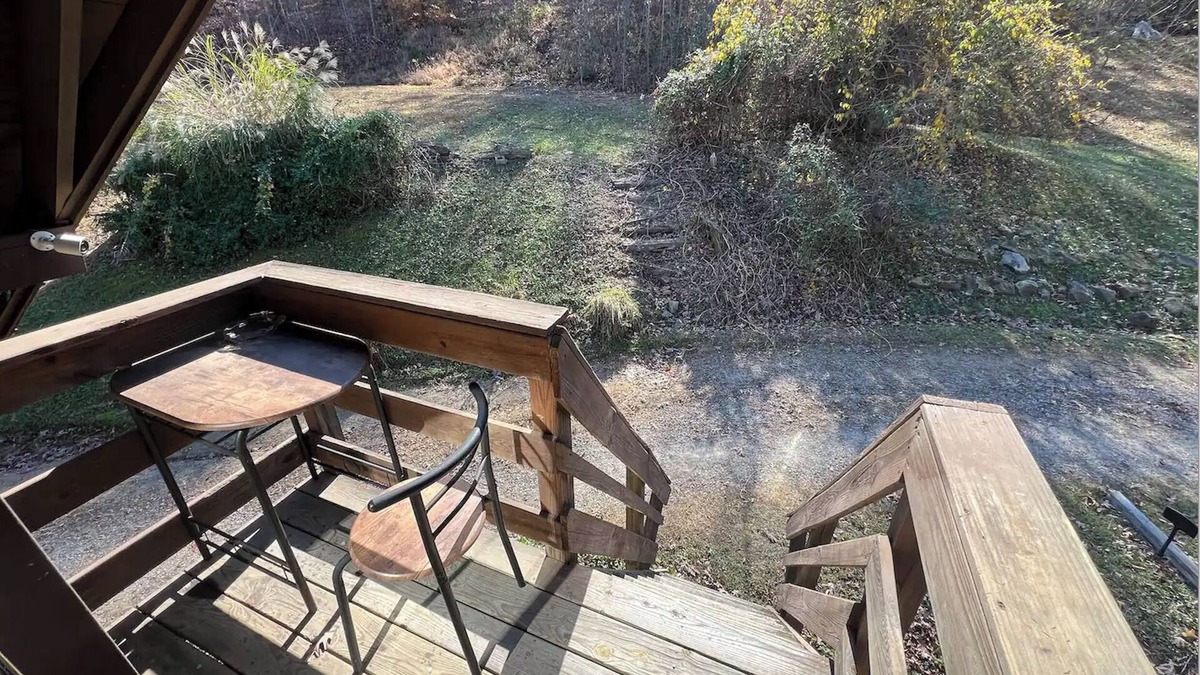 Wakefield House | Rustic home in the woods with Central HVAC, walk around porch, & wifi
