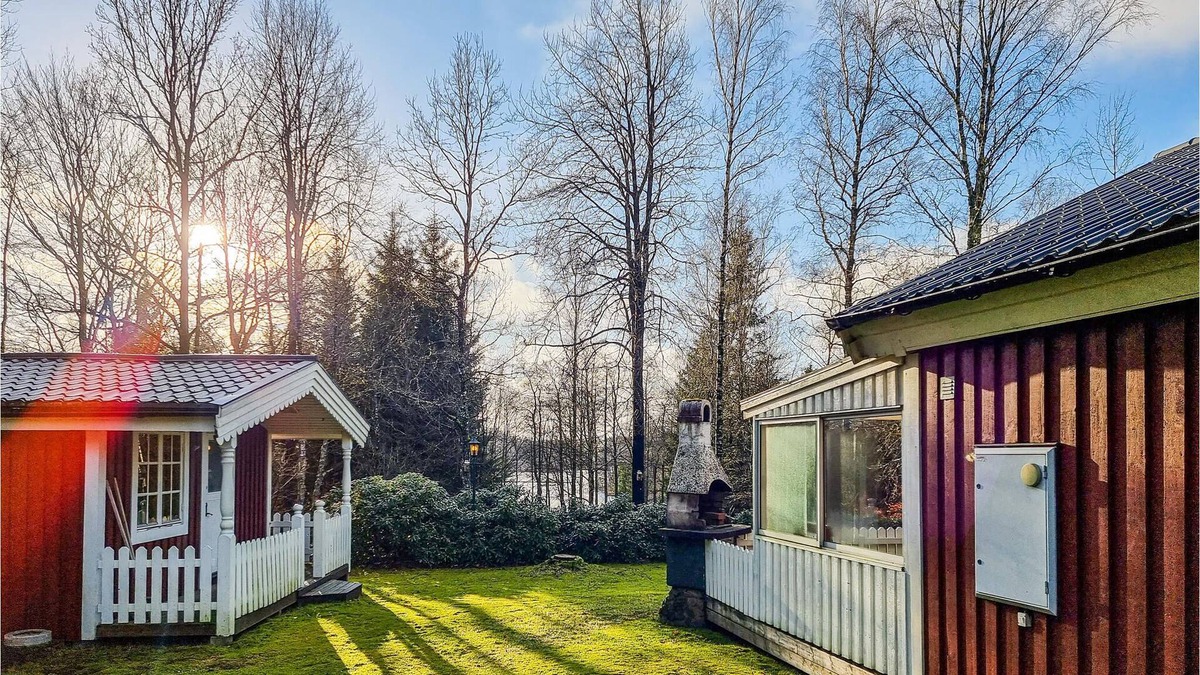 Torup House | Rustic house in rural area and undisturbed location in the forest.