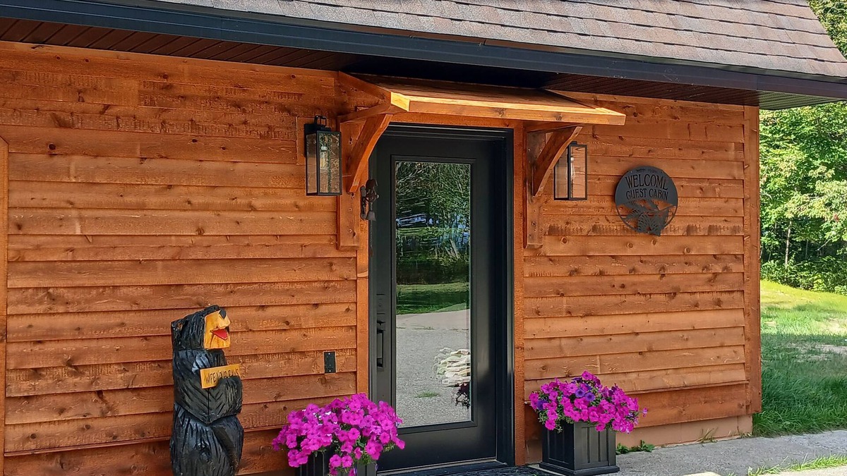 Brimley Cabin | Rustic Moose Lakefront Guest Cabin on the Shore of Lake Superior