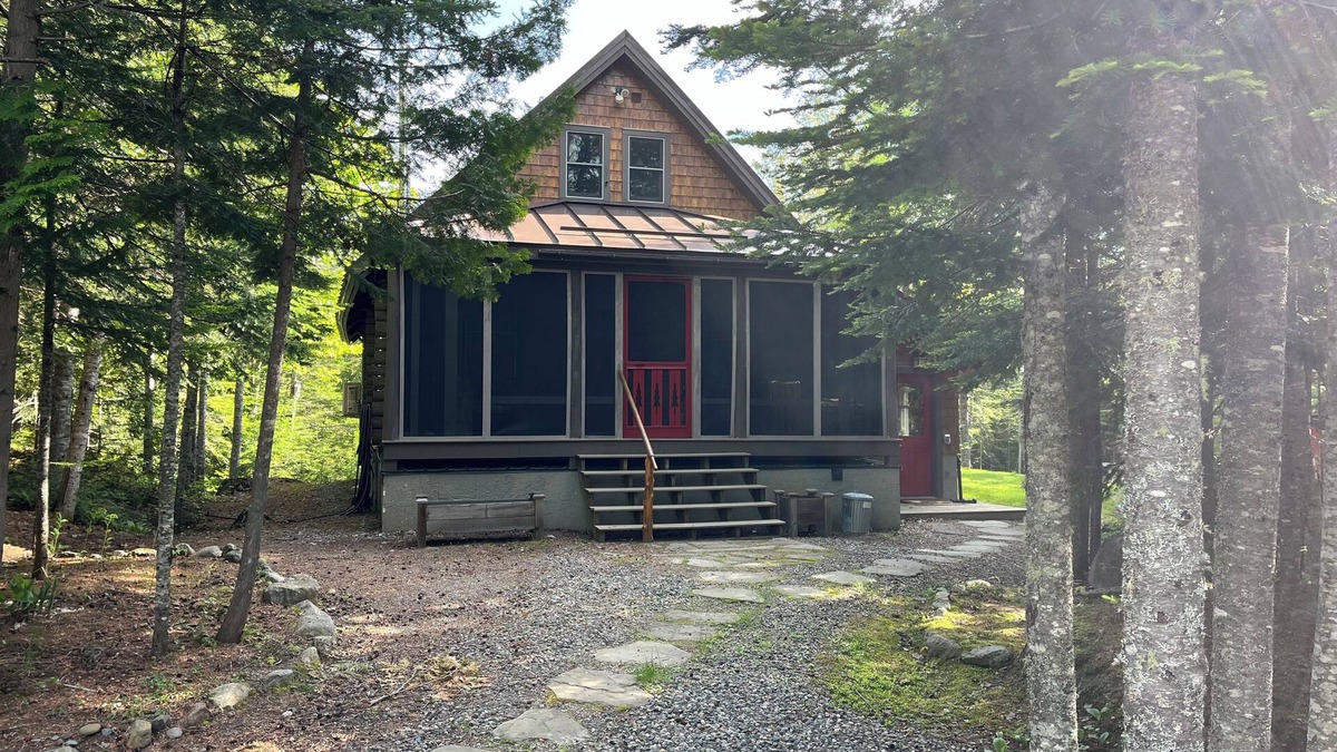 Rangeley Cabin | Rustic Rangeley Retreat w/Private Pond and Snowmobile Access