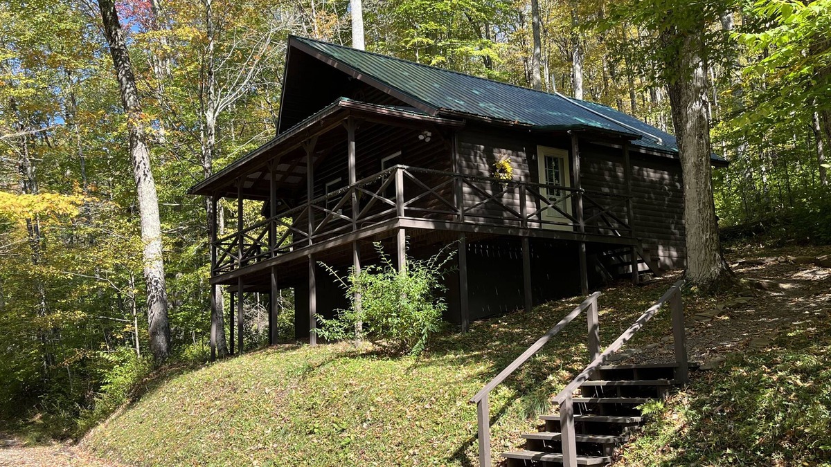 Monterville Cabin | Rustic, Secluded Getaway Cabin In The Woods Situated On 200 acres