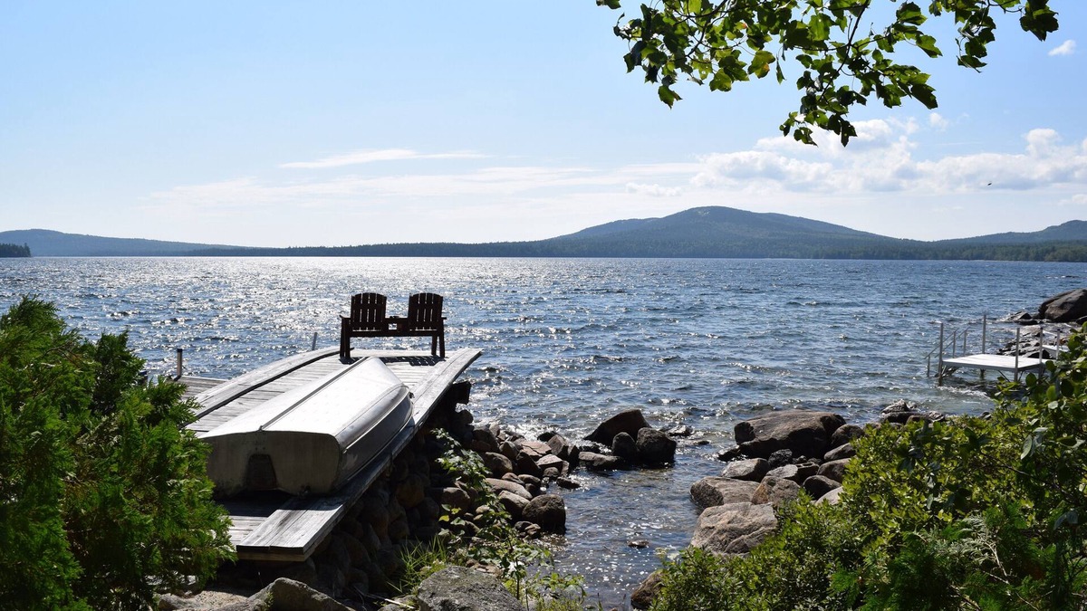 Cherryfield Cabin | Rustic Waterfront Cabin on Pristine Tunk Lake!