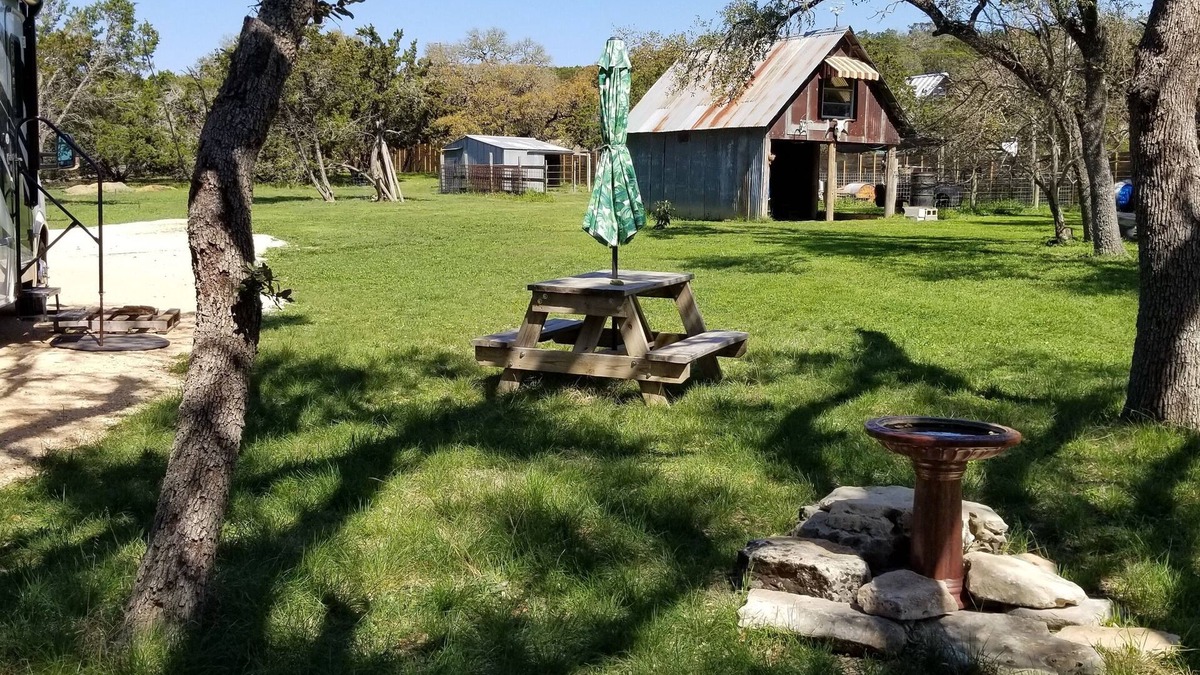 Wimberley RV Rental | RV Camp Site 2 50amp. Campsite ONLY. Guests must have a Recreational Vehicle.