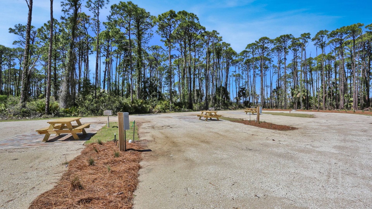 Cape San Blas RV Rental | RV Lot, Bayside, All Hookups ~ Bay Destiny 2