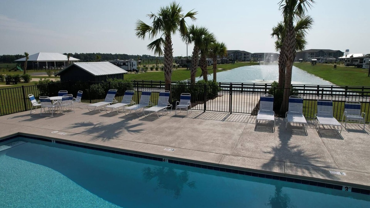 Foley Resort | RV Lot in Grand Riviera RV Resort in Foley, AL. Six Miles from the beach!