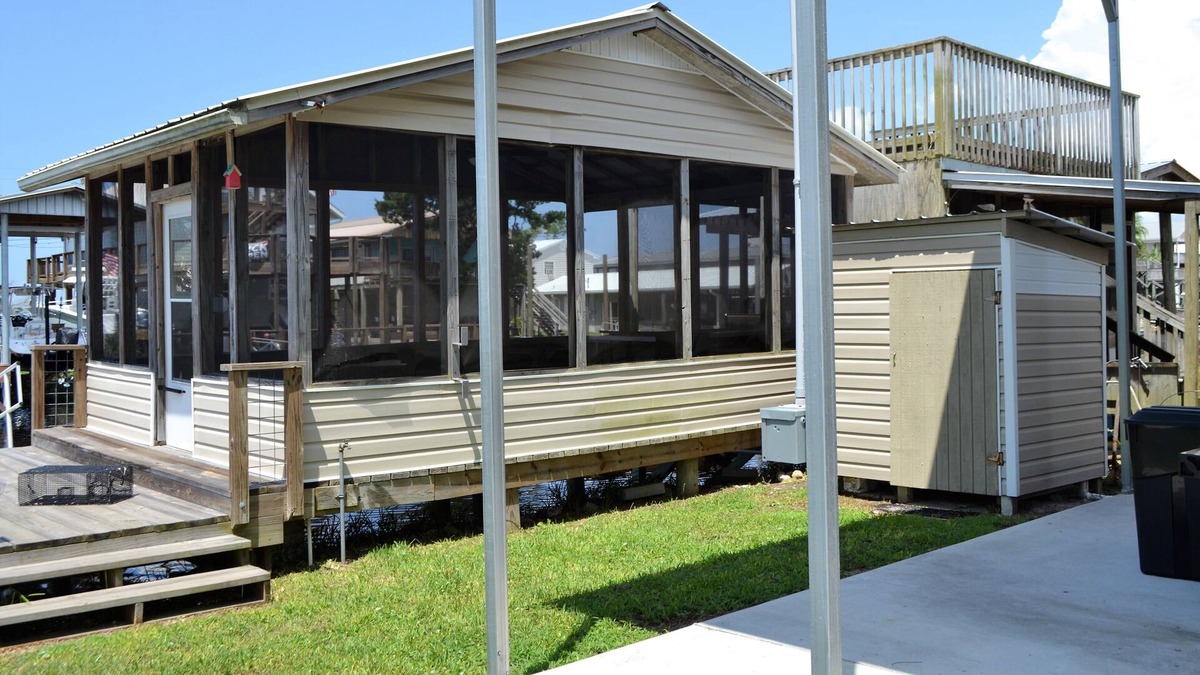 Keaton Beach RV Rental | RV lot on main canal at Keaton Beach Florida.
