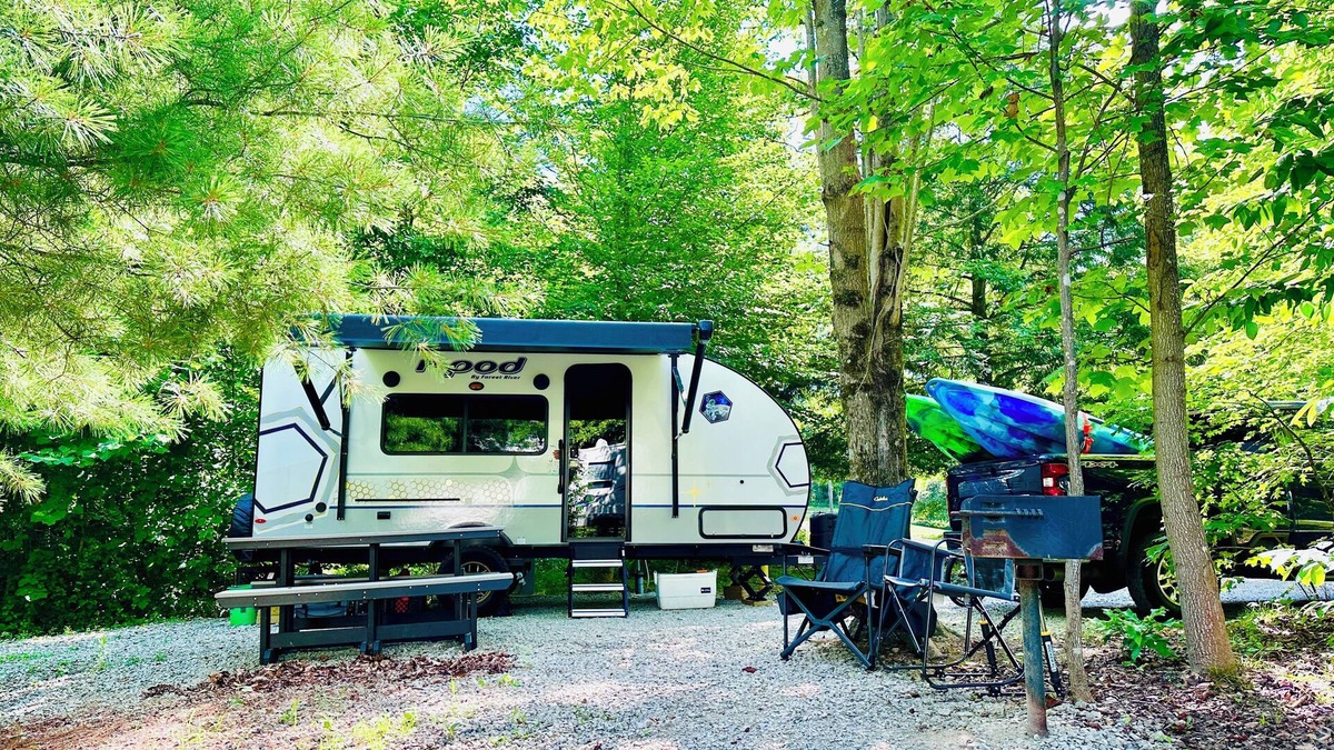 South Bloomingville House | RV Site 1 at High Rock Hideaways: SITE RENTAL ONLY. We do not rent RV's/campers.