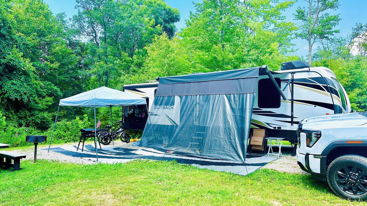 South Bloomingville House | RV Site 4 at High Rock Hideaways: SITE RENTAL ONLY. We do not rent RV's/campers.