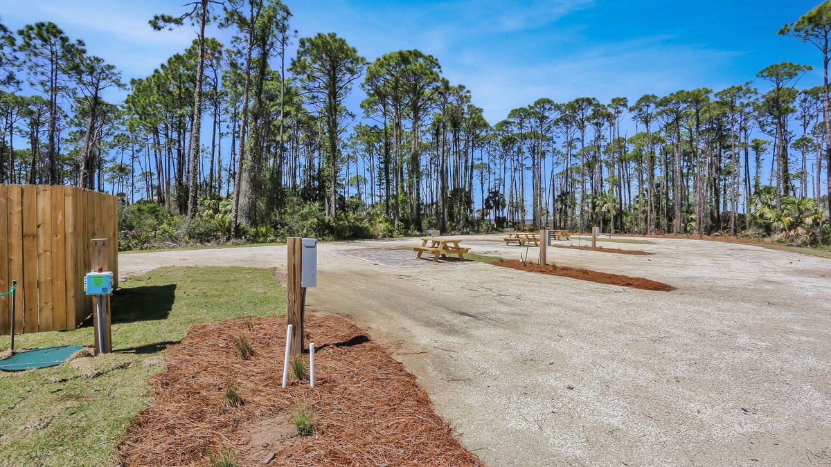 Cape San Blas RV Rental | RV Site On St Joseph's Bay, All Hookups ~ Bay Destiny 1
