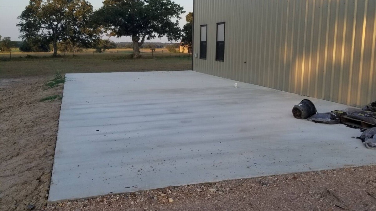 Giddings House | RV space- concrete pad
