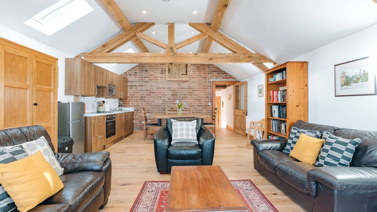 Eaton Mascott Cottage | ryton grange church barn sleeps 5 - sleeps 5 guests in 2 bedrooms