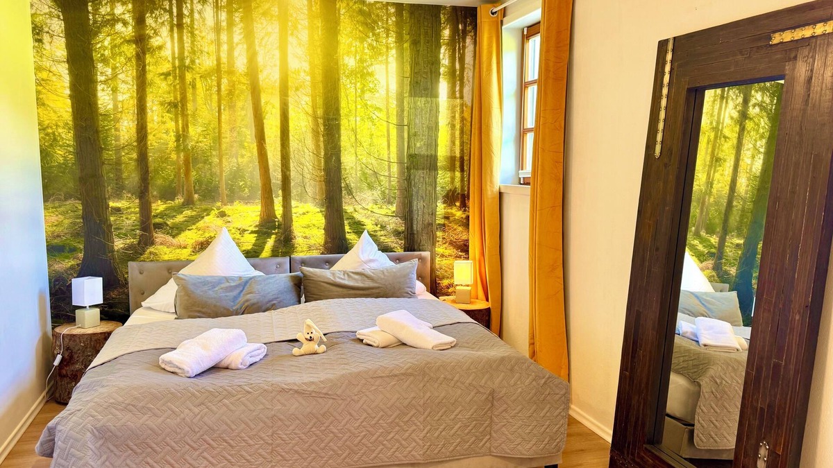 Neuschoenau House | S'Landhaus Apartment Wood-burning stove and infrared sauna Wellness shower