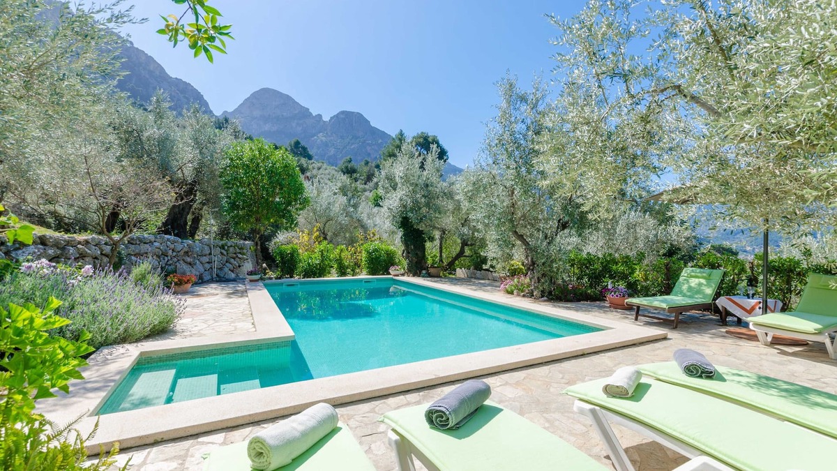 Biniaraix Villa | S'OLIVARET - Impressive villa with a private pool in amazing mountainous surroundings. Fre