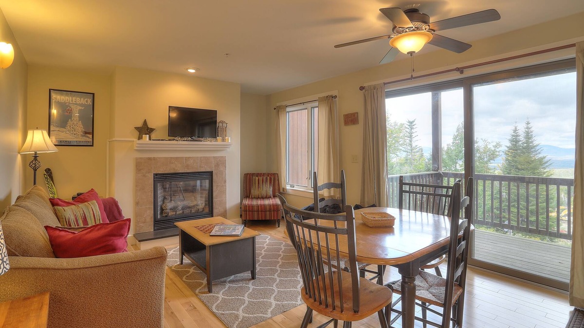 Rangeley Condo | Saddleback - South Branch Condo 9-1 - ground floor unit