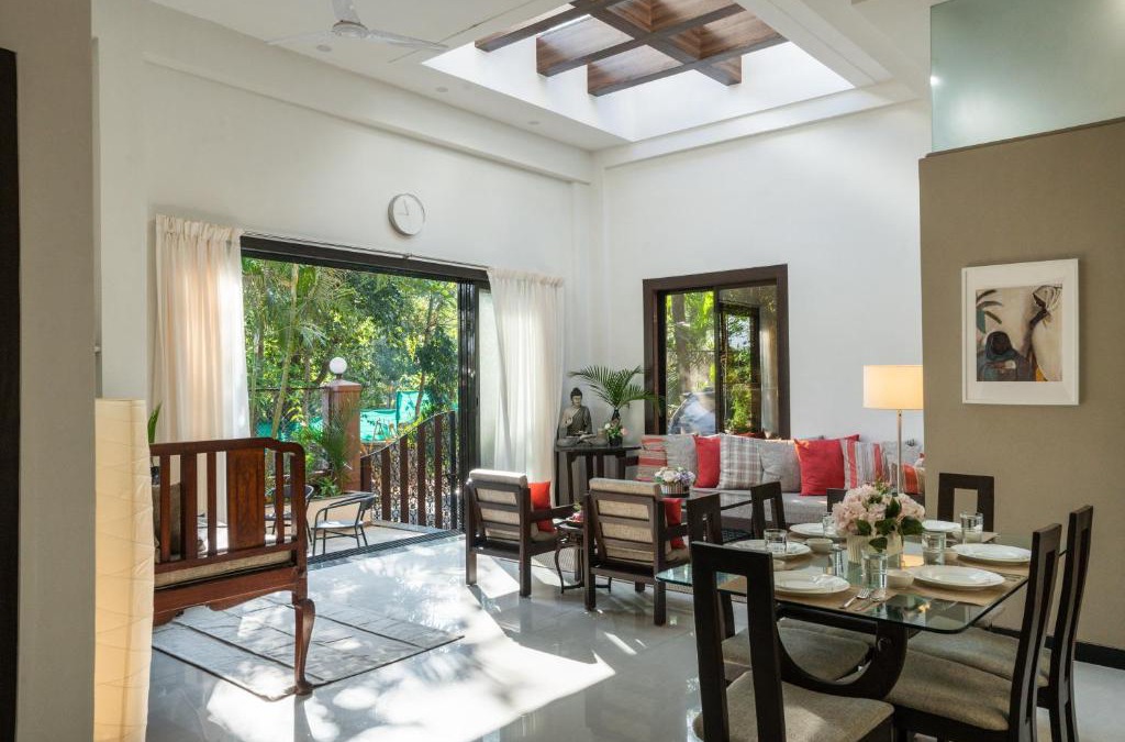St.Stanislaus Villa Villa | SaffronStays Uno Crest, Lonavala - 4 BDR Artistically Decorated Villa Near Bhushi Dam