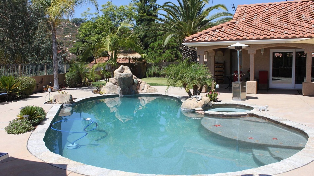 Poway House | San Diego home with RESORT BACKYARD!