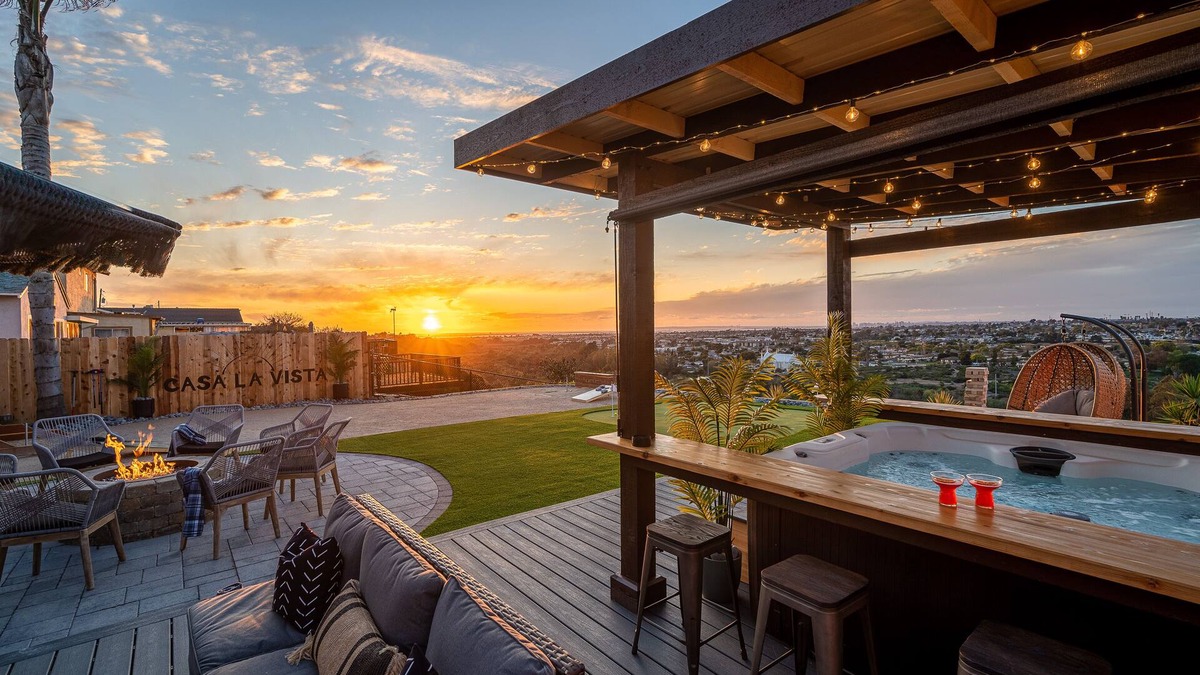 Ocean View Hills House | San Diego * Jacuzzi * Backyard Paradise