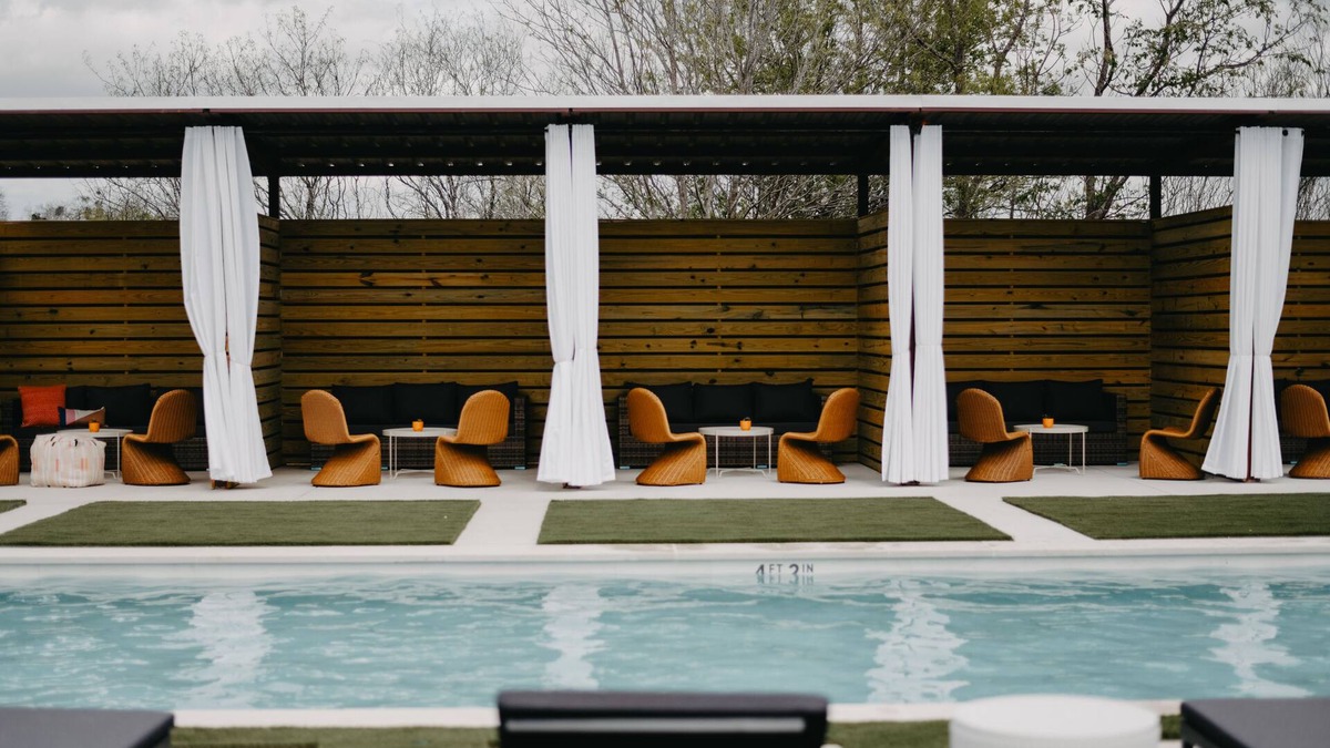 San Marcos Cabin | San Marcos Pool View Cabin - Melrose River Club