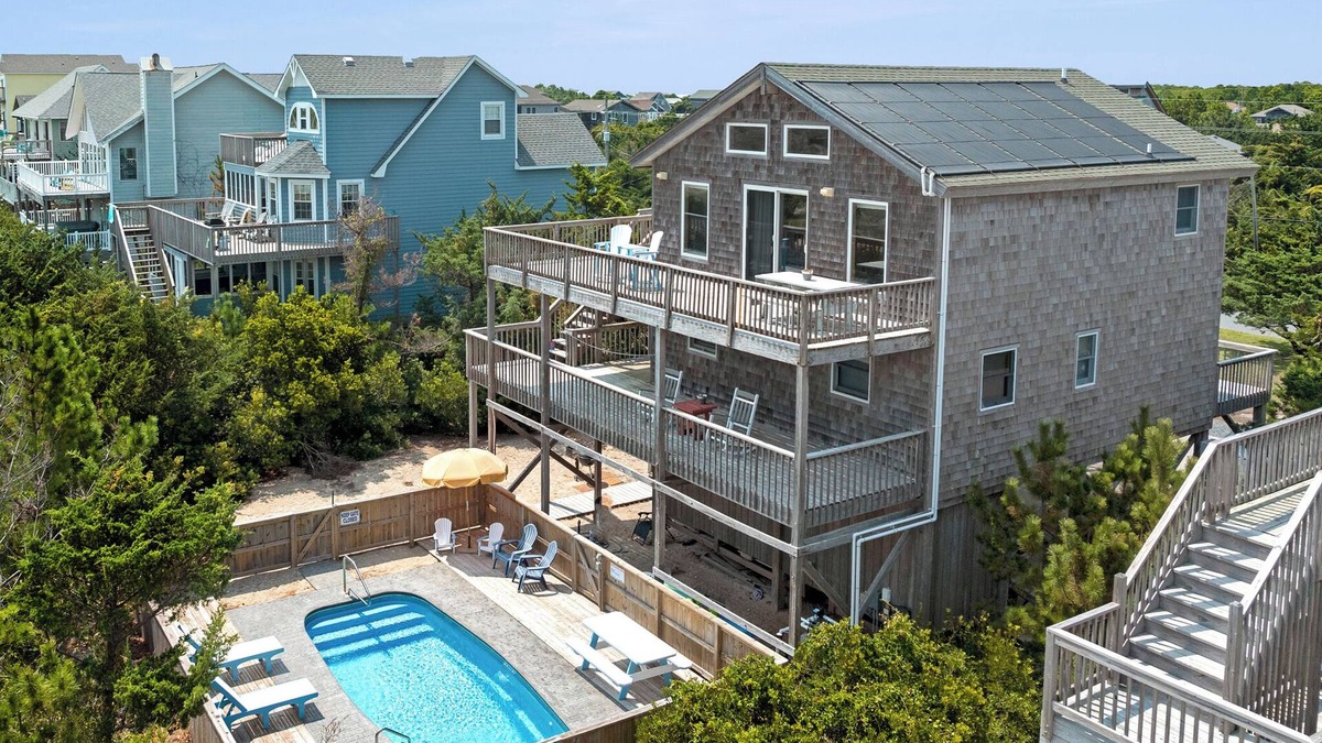 Salvo House | Sandescape: Oceanfront | Pool | Pet-Friendly