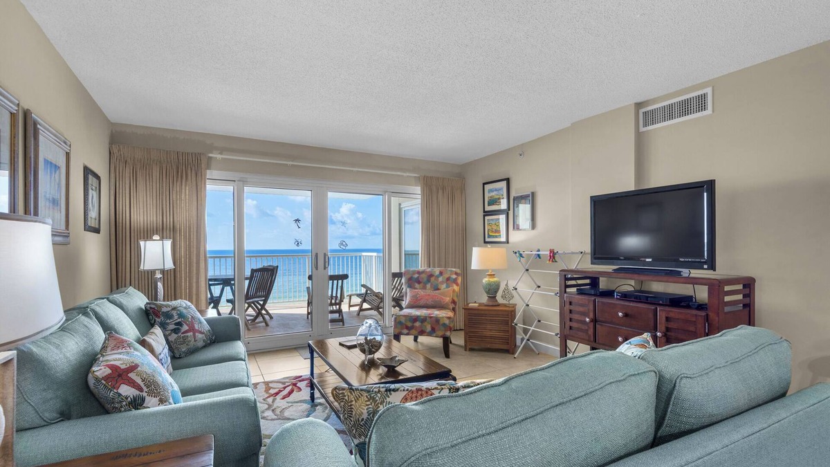 Ono Island Condo | Sandy Key 524: 2 BR/2 BA Gulf Front Condo in Perdido Key, FL Sleeps 6