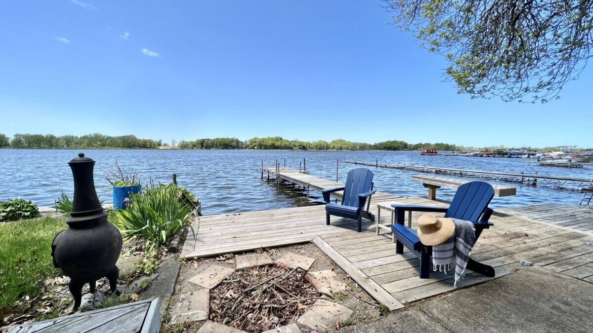 Pulaski House | Sandy Pond LAKE HOUSE | Pets | Tiki Bar | Fire Pit