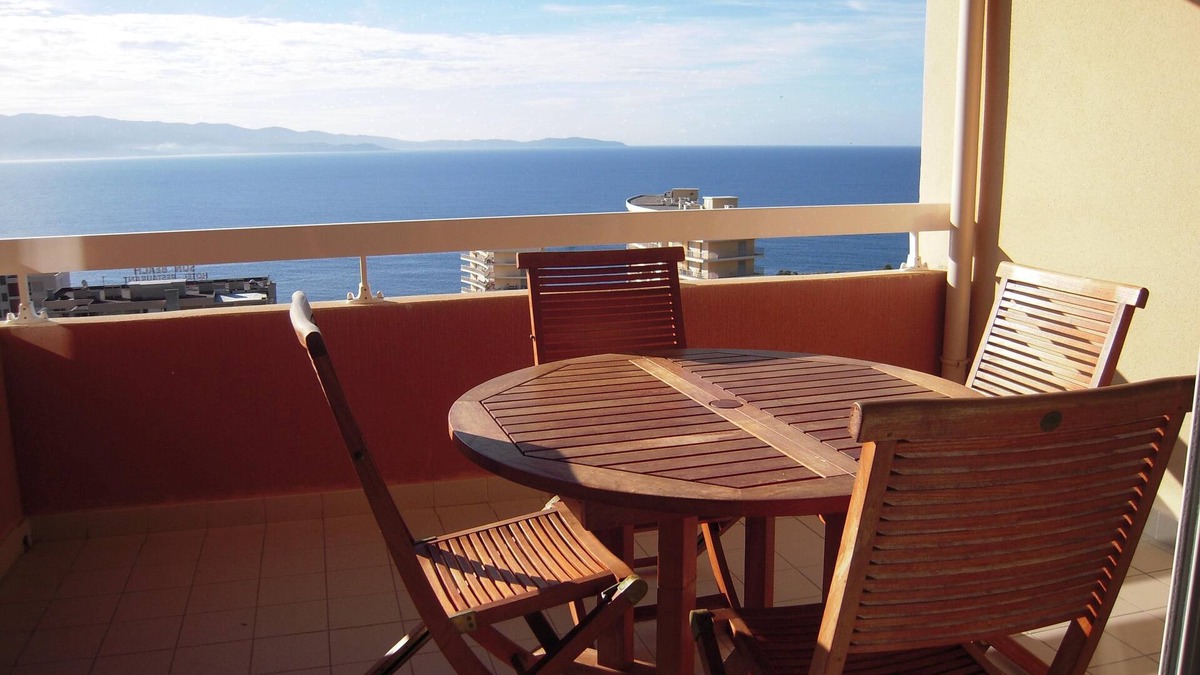 Ajaccio Apartment | SANGUINARY ISLANDS SUPERB AIR-CONDITIONED F2, BREATHTAKING SEA VIEW