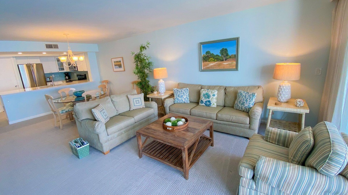 Punta Rassa Condo | Sanibel Harbour Resort Bay View Tower 433: Renovated condo with gorgeous sunset views