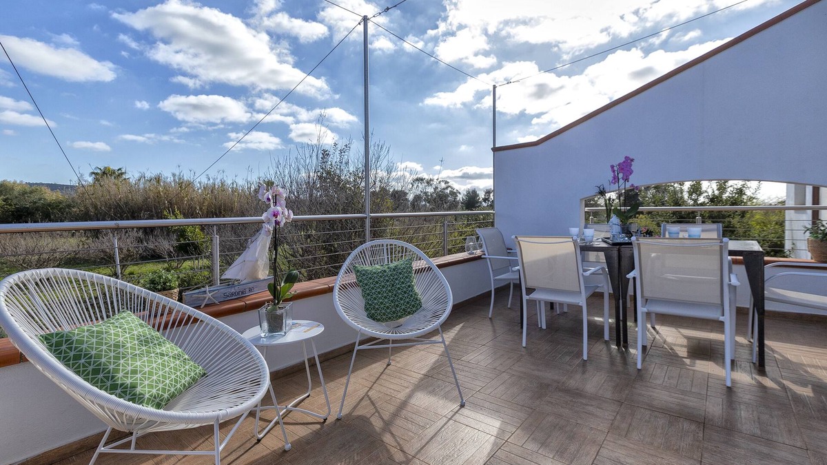 Olmedo Apartment | Sardinia Re - Villa Fioretta Flowers Apartments - Terrace Apartment