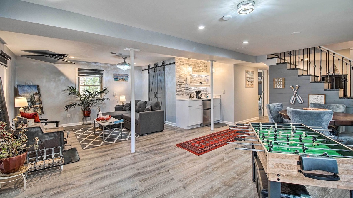 Locust Grove House | Sauna & Game Room: Lake House in Locust Grove!