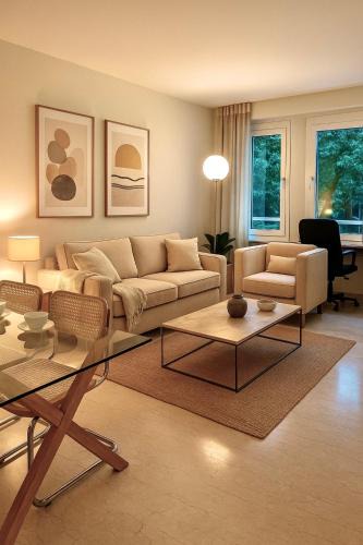Nommern Apartment | Scandi Design 1BD Apartment - Workspace Parking