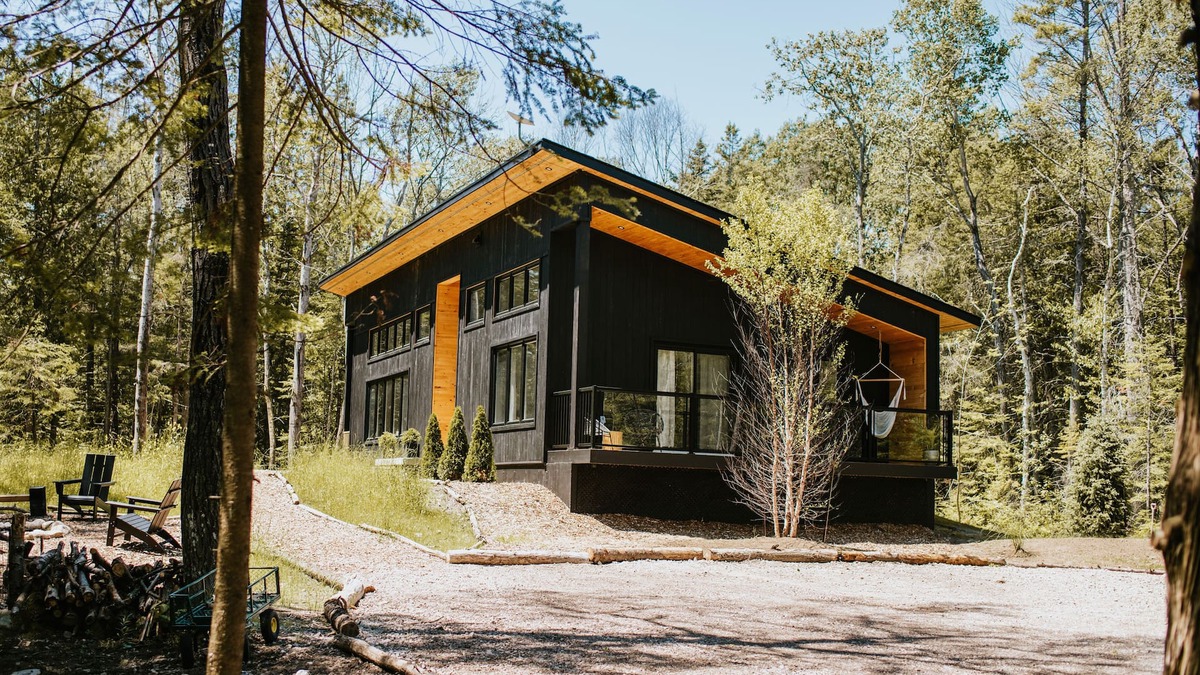 Stokes Bay Cabin | Scandinavian Cozy Cabin in the Woods